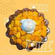 망고빙수 메뉴 사진(네이버)