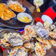 "부산식"치즈조개구이&찜 (대) 메뉴 사진(네이버)
