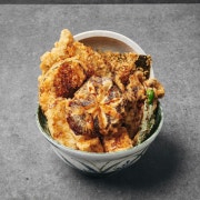 락토(채소)텐동 단품 메뉴 사진(네이버)