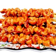 닭껍질꼬치 메뉴 사진(네이버)