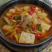 뚝배기 된장찌개 메뉴 사진(네이버)