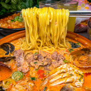 차돌 매운크림짬뽕 메뉴 사진(네이버)