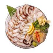 眞담백한 돌문어숙회 메뉴 사진(네이버)