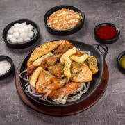 숯불소금구이 바베큐 메뉴 사진(네이버)