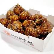 닭강정-마늘간장 맛 (중) 메뉴 사진(네이버)