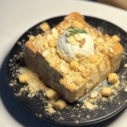 인절미 토스트 메뉴 사진(네이버)