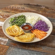 야채비빔만두 메뉴 사진(네이버)