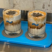 흑임자크림라떼 메뉴 사진(네이버)