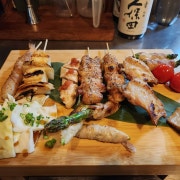 숯불수제닭꼬치 메뉴 사진(네이버)