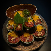 고추장 한우 육회김밥 메뉴 사진(네이버)