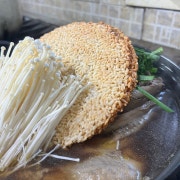 누룽지오리백숙 메뉴 사진(네이버)