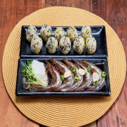 간장새우5p + 주먹밥(셀프) 메뉴 사진(네이버)