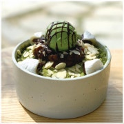 녹차 빙수 메뉴 사진(네이버)
