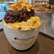 콩고물 팥빙수 메뉴 사진(네이버)