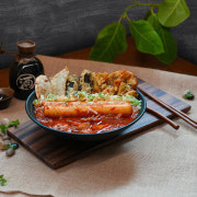 부산집 불 떡볶이 메뉴 사진(네이버)