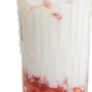 딸기 라떼 메뉴 사진(네이버)