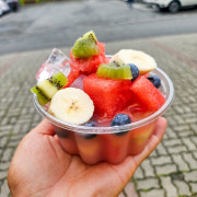 컵화채 메뉴 사진(네이버)