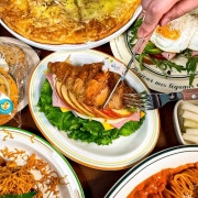 브리치즈 크로아상 샌드위치 메뉴 사진(네이버)
