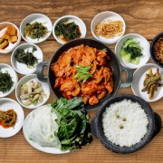 제육우렁쌈밥+솥밥(점심/주말가능) 메뉴 사진(네이버)