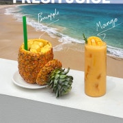 pineapple juice 메뉴 사진(네이버)