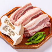 종착역 마블 삼겹살 180g 메뉴 사진(네이버)