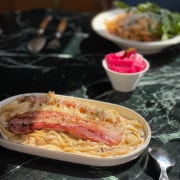 베이컨 명란크림파스타 메뉴 사진(네이버)