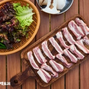 한돈 특수부위 가브리살(100g) 메뉴 사진(네이버)