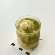 유자레몬 녹차 블렌디드 메뉴 사진(네이버)