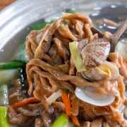 바지락칼국수 메뉴 사진(네이버)