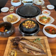 기본반찬구성 (고등어구이) 메뉴 사진(네이버)