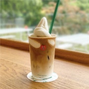 상하목장 아이스크림 라테 메뉴 사진(네이버)