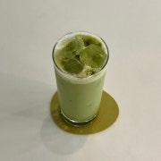 말차 폭포라떼 메뉴 사진(네이버)