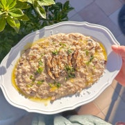 트러플 버섯 크림 리조또 메뉴 사진(네이버)