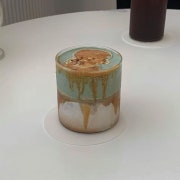피스타치오크림라떼 메뉴 사진(네이버)