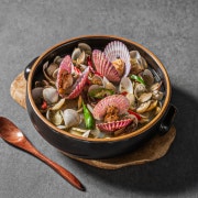 백합&가리비버터술찜 메뉴 사진(네이버)