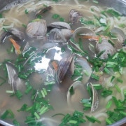 조개칼국수 메뉴 사진(네이버)