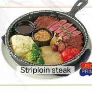프라임 채끝등심 스테이크(250g) 메뉴 사진(네이버)