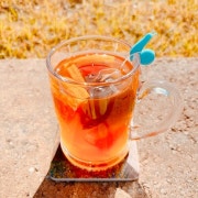 HOT자몽블랙티 메뉴 사진(네이버)