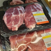 한돈 목살(100g) 메뉴 사진(네이버)