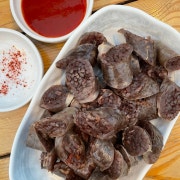 옛날 찰 순대 메뉴 사진(네이버)