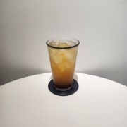 복숭아 우롱 아이스티 메뉴 사진(네이버)