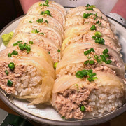 묵은지참치말이 메뉴 사진(네이버)