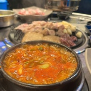 얼큰버섯 된장찌개 메뉴 사진(네이버)