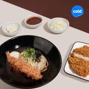 에비텐 붓가케우동+돈카츠 메뉴 사진(네이버)