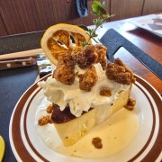 수제 바스크치즈케이크 메뉴 사진(네이버)