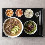 소고기 듬뿍) 고기칼국수+애기비빔밥 메뉴 사진(네이버)
