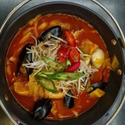 해산물 짬뽕탕 메뉴 사진(네이버)
