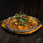 무뼈치즈닭발볶음 메뉴 사진(네이버)