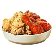 썬 반반 치킨 메뉴 사진(네이버)