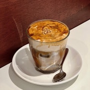 (카페)피넛카라멜 크림 라떼 메뉴 사진(네이버)